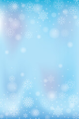 Christmas motif with snowflakes