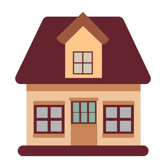 Detailed vector home illustration design showcasing modern and cozy residential homes.