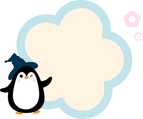 Cute Penguin Note Paper