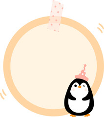 Cute Penguin Note Paper
