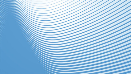 Baby Blue abstract background with stripes curve lines for backdrop or presentation