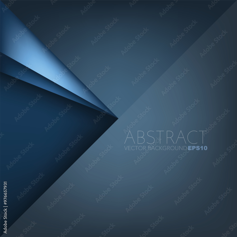 Fototapete graphic geometric triangle overlap vector layer background for text and message design