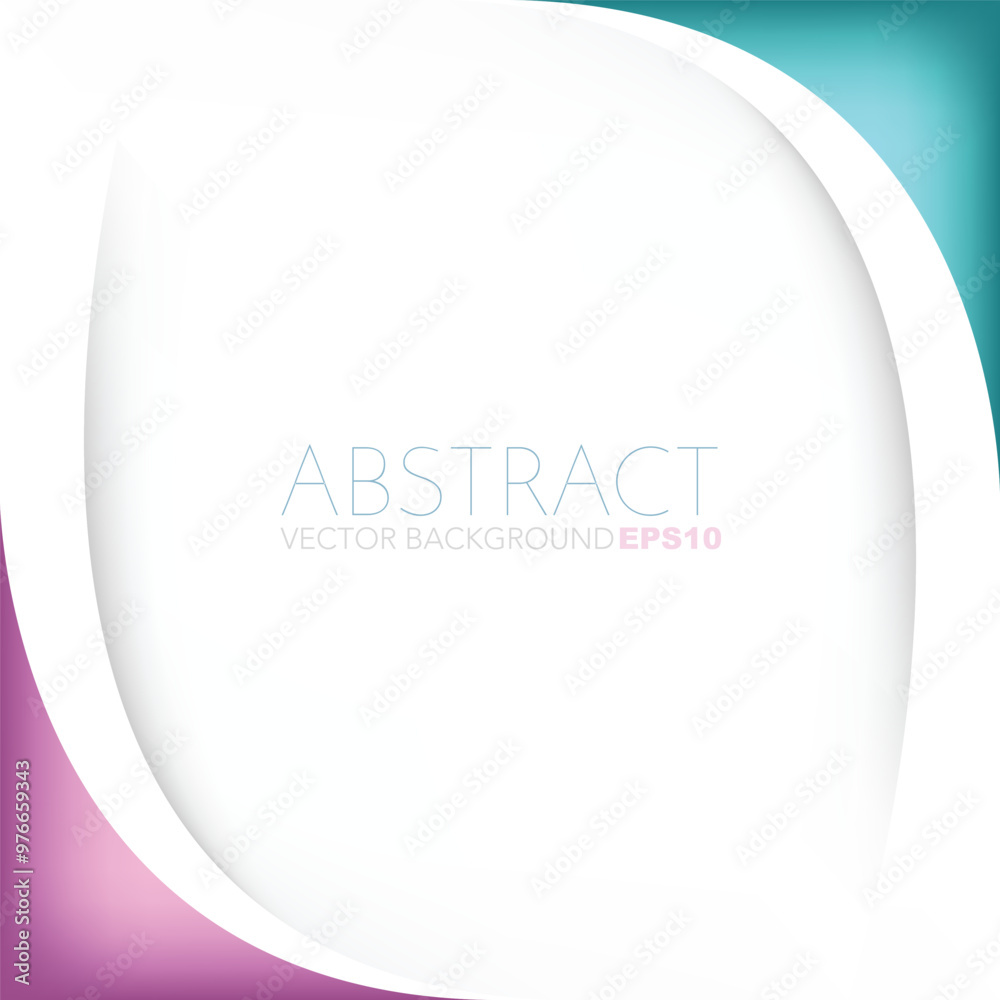 Poster graphic vector curve line overlap background for text and message design