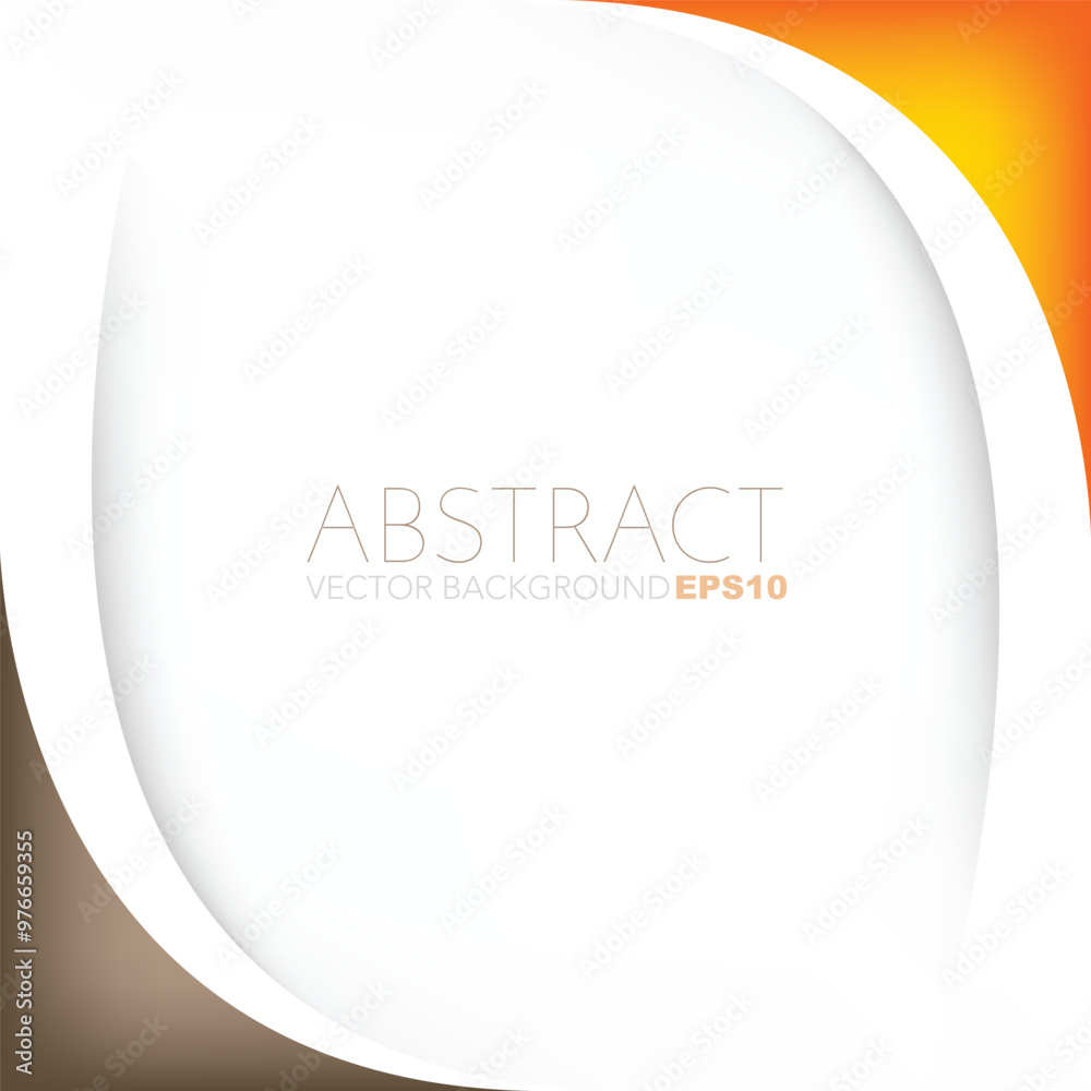Poster graphic vector curve line overlap background for text and message design