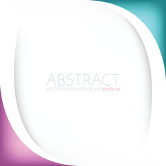 graphic vector curve line overlap background for text and message design
