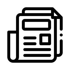 news line icon