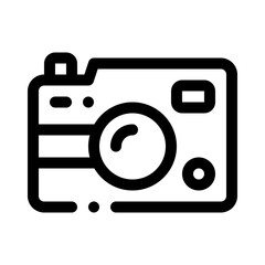 photography line icon