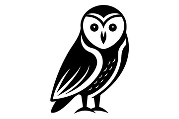 owl vector art design icon