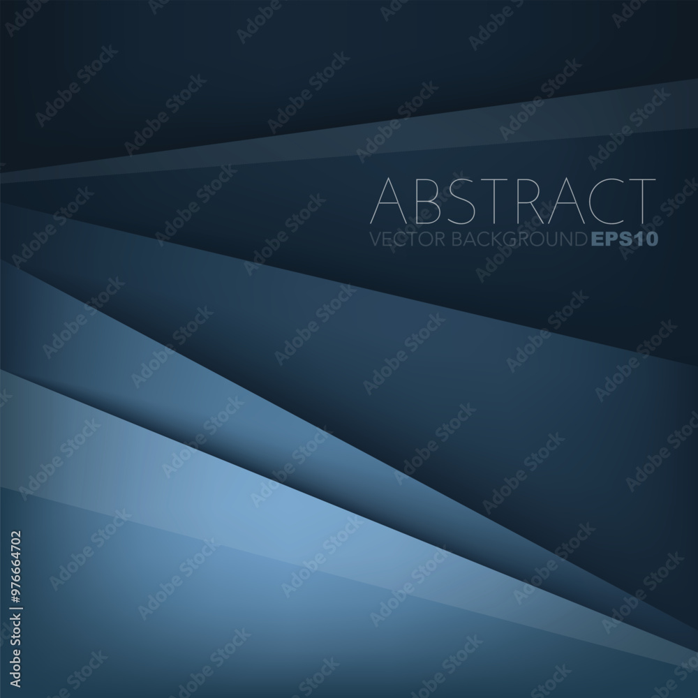 Fototapete graphic geometric triangle overlap vector layer background for text and message design
