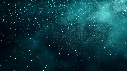 Obraz premium The background is made of stars and glitter; the wallpaper is blue. Christmas abstract patterns. Navy Sparkling Wedding Invitation with Glitter.