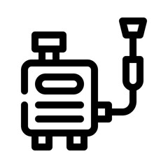 pressure washer line icon