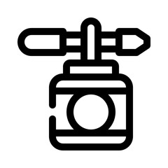 foam cannon line icon