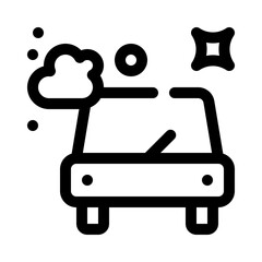 water spray line icon