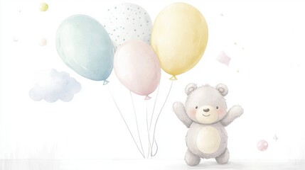 Teddy Bear Balloons.