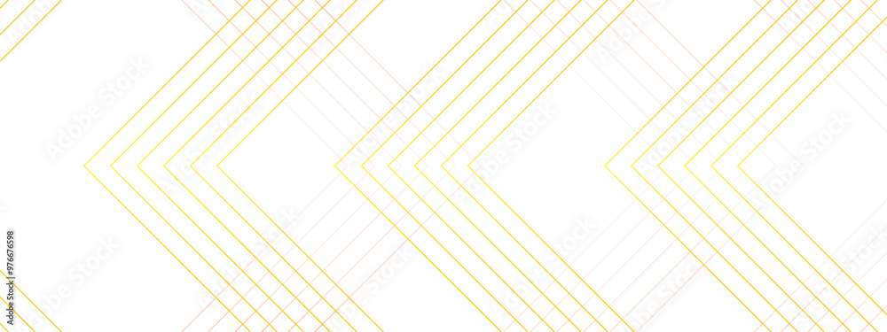 Poster Modern simple vector stripes line technology pattern. Modern minimal clean white gold background with realistic line. Concept for dynamic websites, striking posters, and business