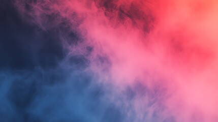 Fototapeta premium An abstract, smoky background with blue and pink swirls.