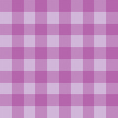 Seamless plaid pattern with dark purple, purple, and pink colors, accented with lines, creating a classic tartan look.