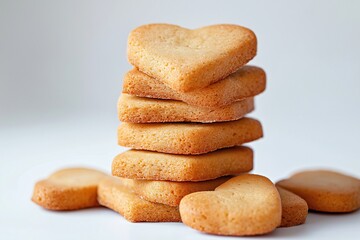 Biscuits crackers isolated on background