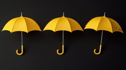 Yellow Umbrellas.