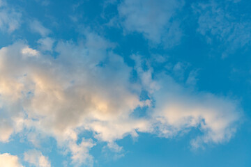 The sky is blue with a few clouds scattered throughout