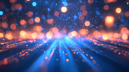 Obraz premium Blue technology background