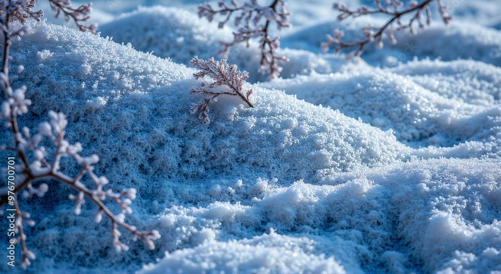 Canvas Prints snow covered pine tree