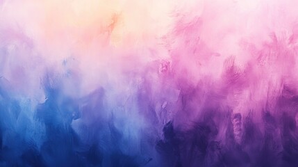 Fototapeta premium A beautiful watercolor gradient blending soft hues of pink, purple, and blue, perfect for backgrounds and artistic designs.