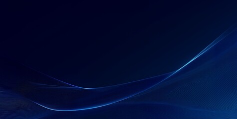 Abstract blue background with glowing lines creating a modern design.