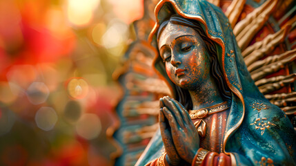 Obraz premium Virgin of Guadalupe Statue