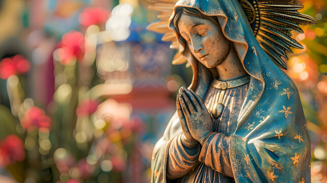 Virgin of Guadalupe Statue