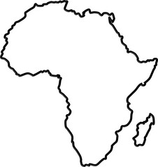 Various design of africa map