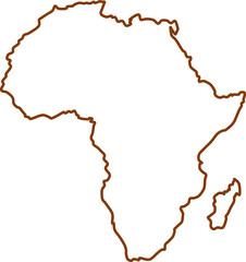 Various design of africa map