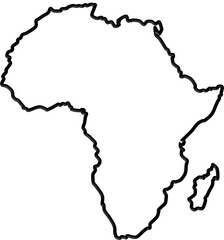 Various design of africa map