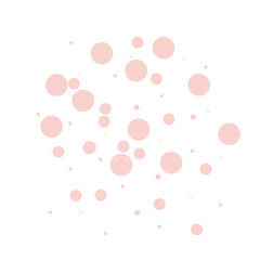 Blue and pink bubbles