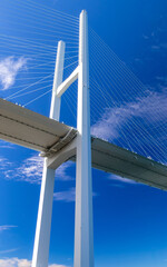 長崎の女神大橋と青空01