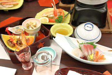 	カニ懐石料理