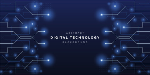 Blue abstract technology background. business technology communication. Hi tech digital connection. high tech. science. modern technology business concept. futuristic background. vector illustration