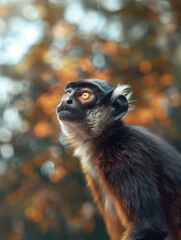 De Brazza's Monkey, African Arboreal Primate, Jungle Species