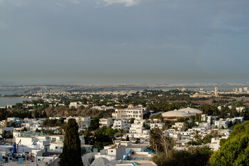 Vue sur la ville de Tunis