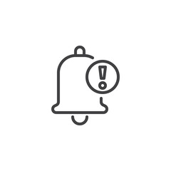 Critical Alert line icon