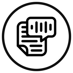 Editable text to speech, read text, audio vector icon. AI technology, artificial intelligence. Part of a big icon set family. Perfect for web and app interfaces, presentations, infographics, etc