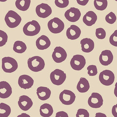 Playful Dot Pattern Purple vector