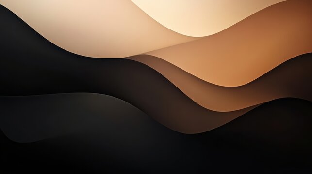 Elegant Wallpaper in Black, Brown, and Beige