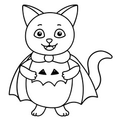 cat with a flower
