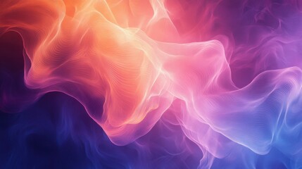 Abstract swirling colors creating a vibrant and dynamic digital art composition