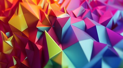 Obraz premium Abstract background with colorful geometric shapes.