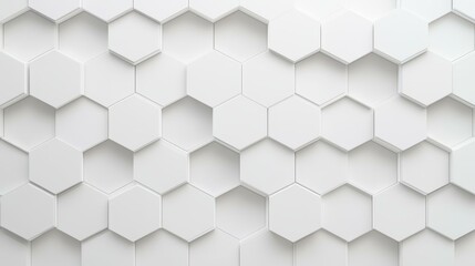 Fototapeta premium Engage with a modern abstract background featuring hexagons and glowing lines, perfect for creative designs.