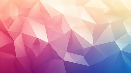 Vibrant Geometric Background with Gradient Polygonal Shapes