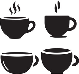 Cup silhouette, Cup icon, Cup vector, 