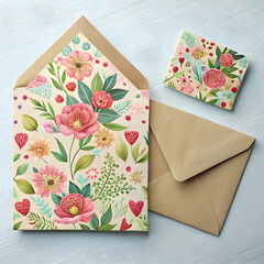 cards and envelope